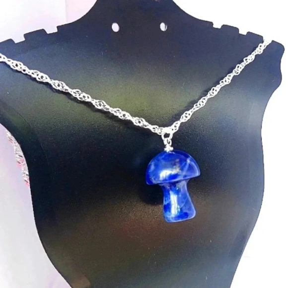 20 inch silver chain with the famous shroom as a charm. NWT - Picture 1 of 3